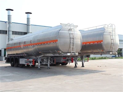 40000L/45000L Remorcă de cisternă de combustibil din aluminiu de vânzare